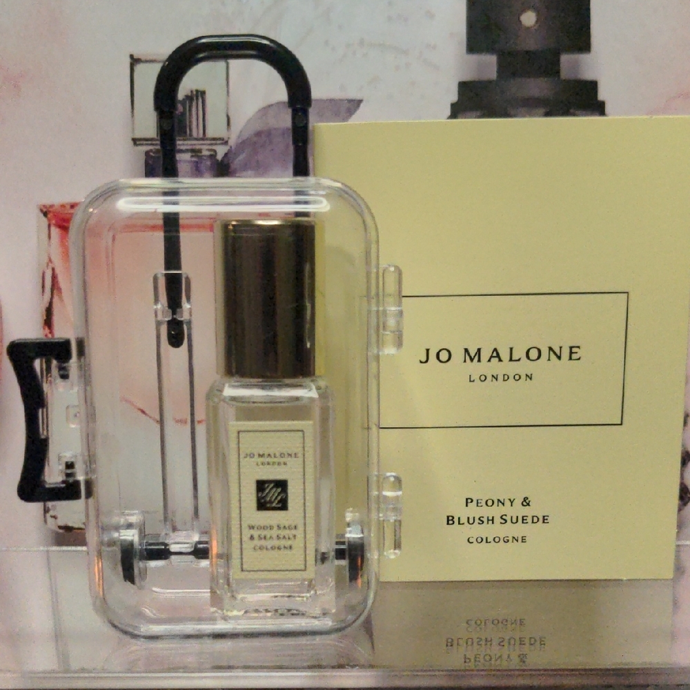 🛩️ Jo Malone Wood Sage & Sea Salt Cologne with Travel Case